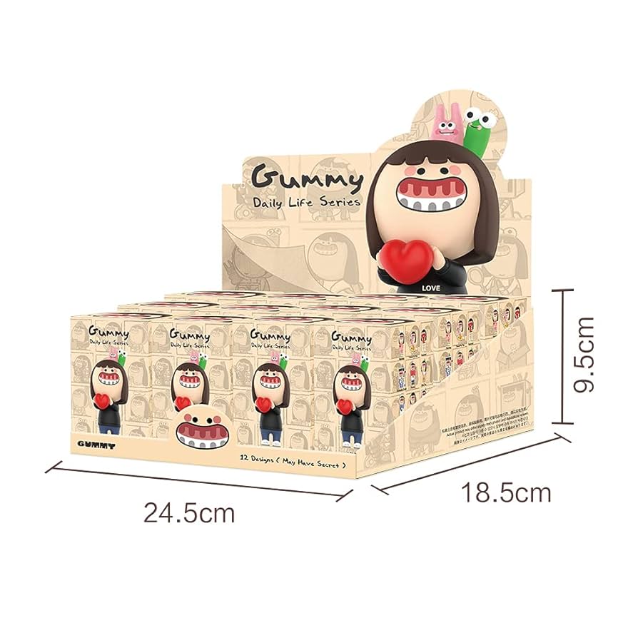 Amazon.co.jp: POP MART Gummy Daily Life シリーズ 12個